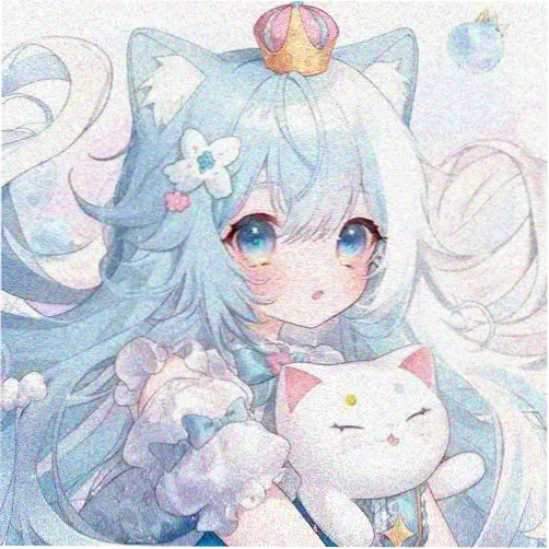 小众配色少女头像